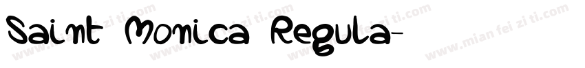 Saint Monica Regula字体转换